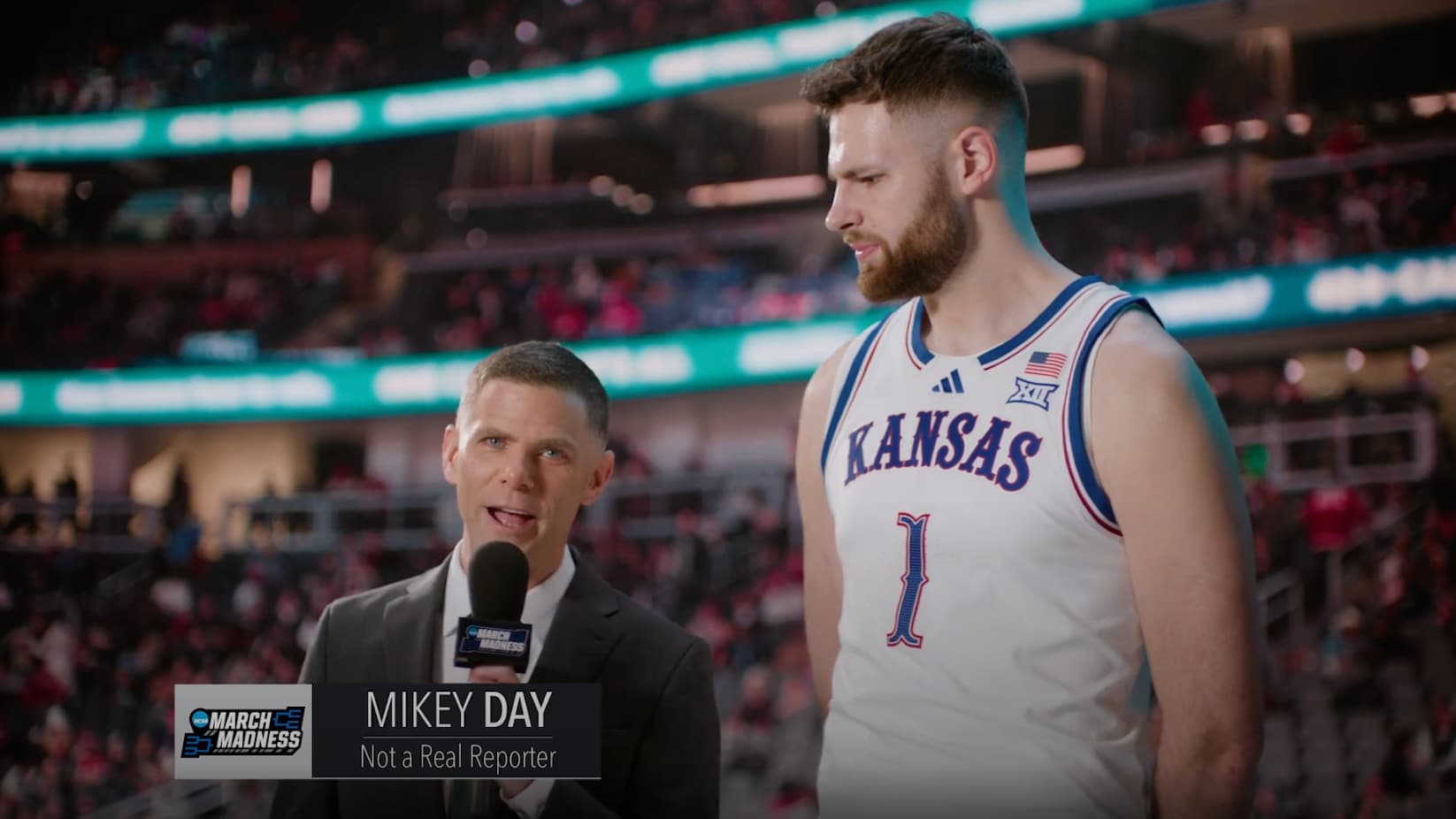 video player Mikey Day’s tournament prediction? His haircut will go undefeated.